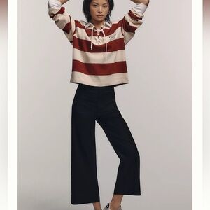 🖤 The Colette Magic Fabric Crop Wide-Leg Pants by Maeve. size 25.